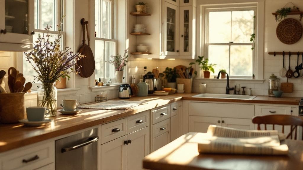 Sunlit kitchen of a Hampton Roads home