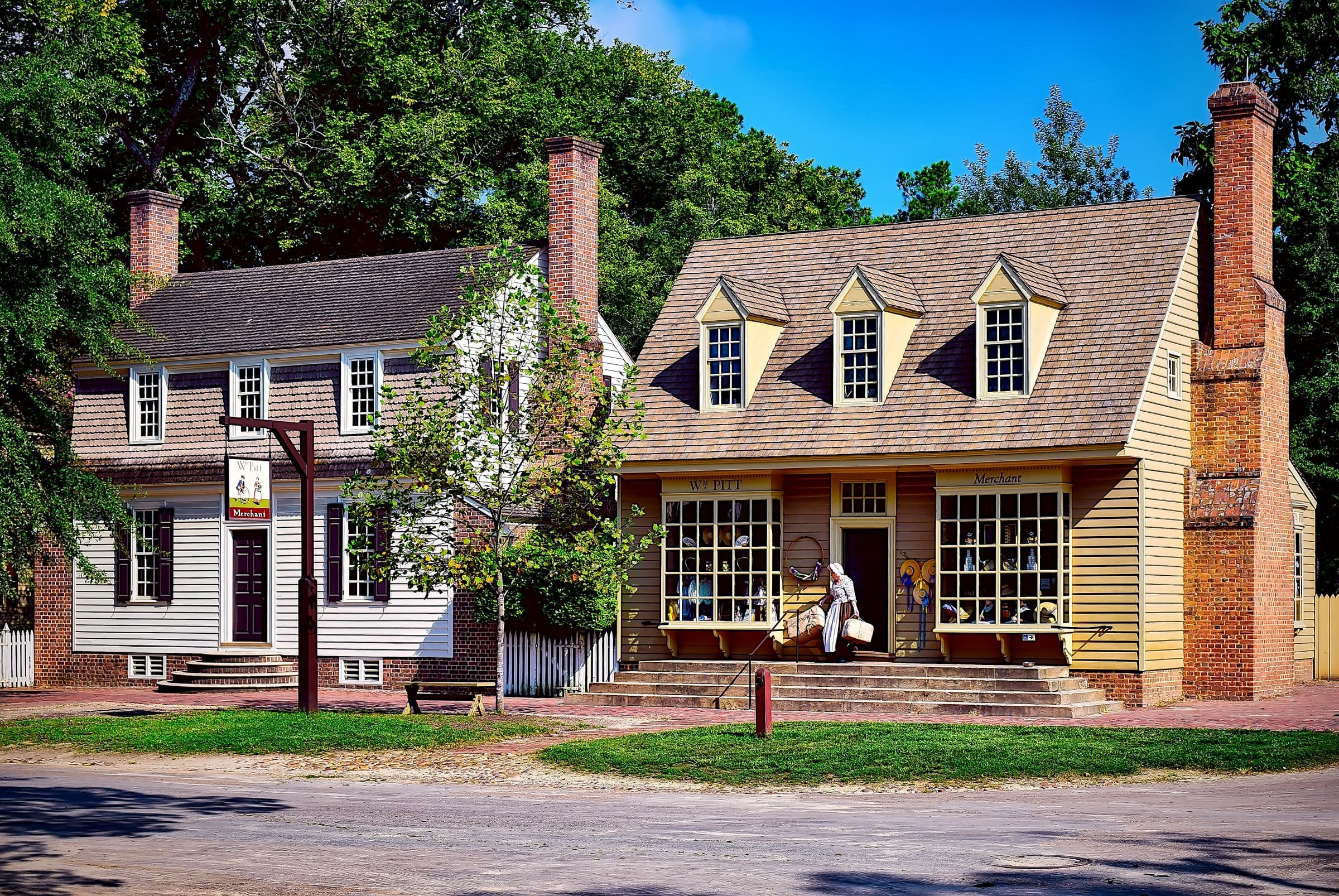 Historic homes in Olde Towne Portsmouth, Virginia